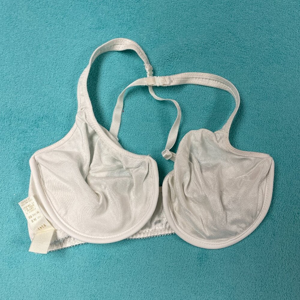 Victoria's Secret 36D Underwire, Convertible, Front Clasp White Bra - Vintage - Picture 9 of 13